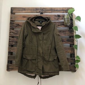 H&M Army Green Utility Jacket